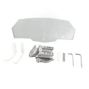 Motorcycle Windshield Clear Transparent Color Smooth Edges Wind Deflector Universal for Motorbike brush guard motorcycle phone mount