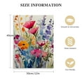 thumbnail image 2 of ARISTURING  Framed Colorful Wildflower Canvas Wall Art Flowers Pictures Prints Flowers Printing Floral Watercolors Flower wall Decor Living Room Girls Bedroom Bathroom, 2 of 5