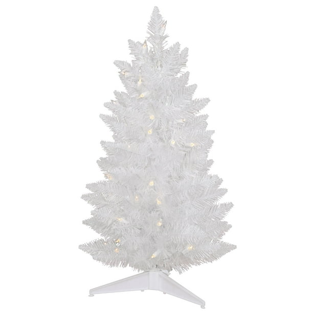 Vickerman PreLit 2.5' Sparkle White Pencil Pine Artificial Christmas
