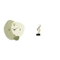 thumbnail image 1 of Reloj De Pared Con Música Silenciosa, Escultura Creativa De Dibujos Animados, Adorno Decorativo De Mesa Para Cocina, Oficina, Casa De Campo, Escritorio, Regalo De Inauguración De Casa, 1 of 8