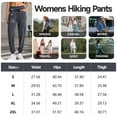thumbnail image 2 of FEN AI Womens Cargo Joggers Hiking Pants Lightweight Quick Dry Water Resistant Travel Casual Pant for Women with 8 Pockets Gary, 2 of 9