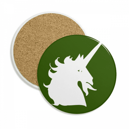 

Fierce Ability Horn Supernatural Animals Coaster Cup Mug Tabletop Protection Absorbent Stone