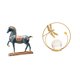 thumbnail image 1 of Escultura de bola de cristal de caballo de pie para escritorio, sala de estar, estantería, pasillo, chimenea, dormitorio, oficina, adorno decorativo F, 1 of 8