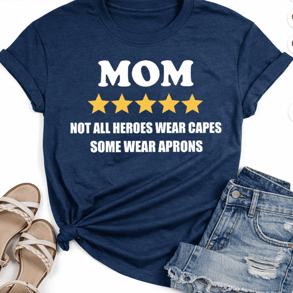 GodMerch Mom Hero T-Shirt, Tee for Moms, Funny Gift for Mother's Day or Birthday