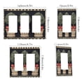 thumbnail image 2 of Yayeee Rocker Switch Wall Plate 1-Gang 4.6"x2.9" Home Decorative Outlet Cover, Beige Striped Trees, 2 of 6