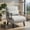 Gray, variant on Topcobe Folding 6 Position Convertible Sleeper Bed Armchair Lounge Couch with Pillow, Upholstered Lazy Chair, Light Gray