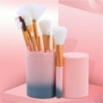 thumbnail image 4 of Rewera Prefessional Makeup Brush Set Cosmetic Brushes Make Up Tool Kit With Cup Holder Case Cosmetics Beauty Toolspink12pcs, 4 of 4
