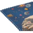 thumbnail image 5 of Ryvnso Placemats Set of 4 Elephants Floral Dining Mats Heat-Resistant Non-Slip Washable Table Mat, 5 of 8