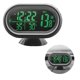 thumbnail image 4 of Voltímetro multifuncional Riwesomey 2 en 1 para coche termómetro reloj 2 uds, 4 of 6