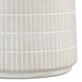 thumbnail image 4 of Bouclair White Ceramic Ribbed Table Lamp, 4 of 6