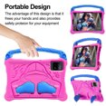 thumbnail image 2 of Kids Case for Samsung Galaxy Tab S9 FE/S9/S8/S7 Silicone Protective Rugged Case with Shoulder Strap & Handle Grip & Kickstand for Samsung Galaxy Tab S9 FE/S9/S8/S7, Rose, 2 of 8