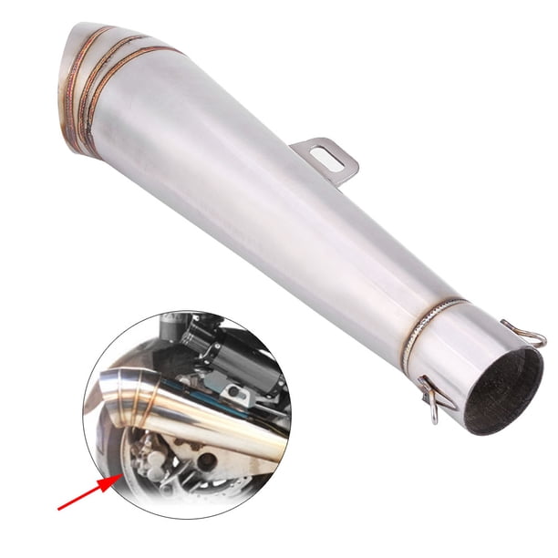 Silenciador Universal 51mm Para Moto – 370 Mm Escape Rojo Asesino – Instalación Fácil Y Sonido Deportivo