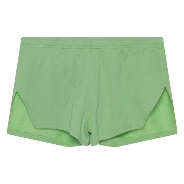 Pantalones cortos de running lisos para hombre: pantalones de chándal elásticos en la cintura, poliéster, S-XL
