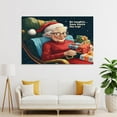 thumbnail image 4 of Canvas Print Be Naughty Save Santa The Trip Canvas Picture Winter Holiday Decor&nbsp; Canvas Wall Art for Bedroom 24x36inch Artwork Canvas Print Pictures For Gifts No Frame, 4 of 8