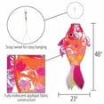 thumbnail image 4 of In the Breeze 5278 — 48-inch Iridescent Hot Damsel Fish Windsock — Vibrant, Shiny Windsock with Applique Details, 4 of 4