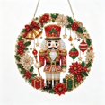 thumbnail image 5 of Christmas Sparkling Diamond Art Hanging Suncatcher Decoration, Crystal Clear Rhinestone Fairy Tale 3D Wall Hanging Sign for Front Door Window Indoor Outdoor Home Holiday Decor Ideal Xmas Gift, 5 of 5