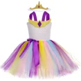 thumbnail image 3 of Vestido con tutú de princesa Celestia de unicornio para niñas, ropa de fiesta de cumpleaños para niños, disfraz de Halloween, carnaval, cosplay, poni arcoíris, 3 of 5