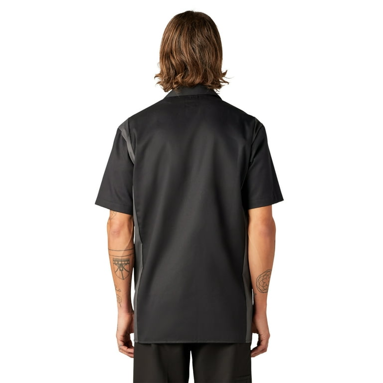 Dickies Mens Two-Tone Short Sleeve Work Shirt - Walmart.com