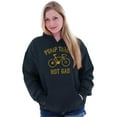 thumbnail image 3 of Bicycle Pump Tires Not Gas Eco Biker Hoodie Sweatshirt Women Men Brisco Brands L, 3 of 6