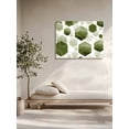 thumbnail image 5 of Sage Green Marble Wall Art for Living Room,Canvas Picture Wall Decor for Bathroom Bedroom,Gold White Geometric Hexagon Modern Painting Artwork for Office Kitchen Hallway Dining Room Decor 16"x20", 5 of 8