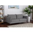 thumbnail image 2 of Topline Home Furnishings Grey 2pc Sofa Chair Set, 2 of 3