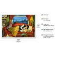 thumbnail image 2 of She Lives in San Francisco - California Woman on Couch with Cat - From an Original Watercolor Painting by Robin Wethe Altman - Master Art Print (Unframed) 13in x 19in, 2 of 4