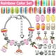 thumbnail image 3 of Kit de fabricación de pulseras con dijes de 112 piezas para niñas, kit de joyería con pulsera de cuentas con dijes, juego de regalo para adultos, niños y niñas, 3 of 5