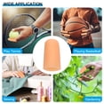 thumbnail image 7 of 1.6" Silicone Gel Finger Cots, Support Fingertips Sleeve Protector Thumb Finger Caps, Beige 20 Pcs, 7 of 7