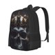 thumbnail image 1 of Disketp Royal Skull With Golden Crown Mochila Minimalista de Gran Capacidad, Mochila de Viaje para Escuela, Trabajo o Uso Diario, 1 of 6