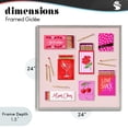 thumbnail image 4 of Stupell Industries Contemporary Je T'aime Romantic Matchbox Set Gray Framed Giclee Art, 24 x 24, by Rachael Reese, 4 of 8