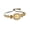 Golden, variant on Women Rhinestone Bracelet Watch Small Square Dial Analog Quartz Wrist Watch Love Heart Chain Ladies Dress Watch with Adjustable Strap