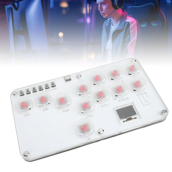 Game Fight Controller, Leverless Game Controller Acrylic for PC
