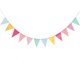 thumbnail image 1 of Banderín de imitación de lino de 6 colores y 12 piezas para fiesta de cumpleaños, bandera para tirar, decoración navideña para bodas, banderines ShuxiuWang 8390613587602, 1 of 1
