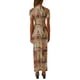 thumbnail image 5 of Txlixc Vestido de manga corta femenino elegante impresión de cuello redondo vestido de fiesta de verano Txlixc  moda, 5 of 10