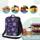 thumbnail image 4 of Balery Christmas Purple Snowflakes Caja de Almuerzo y Bolsa de Almuerzo para Hombres y Mujeres, Bolsa de Almuerzo Reutilizable con Gran Capacidad, Bolsa de Almuerzo Aislada, 4 of 7