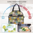 thumbnail image 4 of Naloa Hawaiian Style Print Lunch Bag for Women & Men Insulated Lunch Box or Cooler Lunch Tote Bags for Work, Travel, Outdoor, 4 of 5