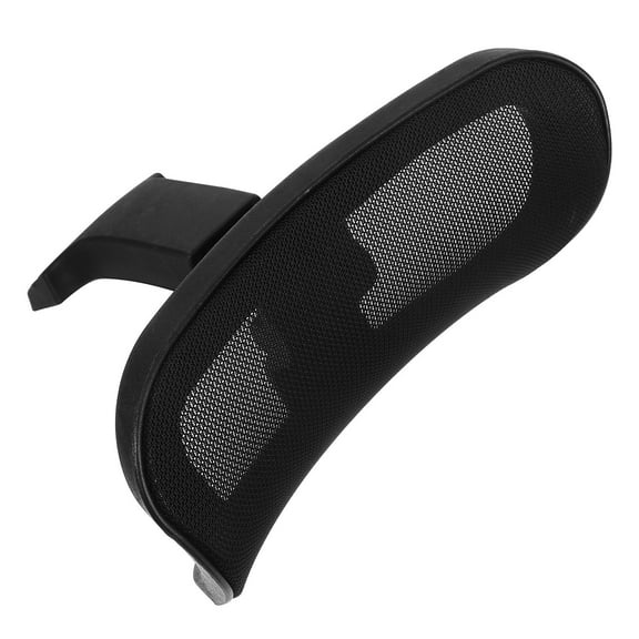 OULII Adjustable Mesh Chair Headrest Attachment for Office Chair Neck Support in Black