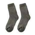 thumbnail image 2 of AirLoni Cotton Socks for Women Solid‑Color Lightweight Warm Tube Socks Multi‑Color Selection Elastic Grip Casual Novelty Socks for Daily Outdoor Floor Socks Gray，One Size, 2 of 3