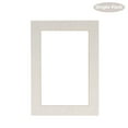 thumbnail image 2 of White Linen Acid Free 11x14 Picture Frame Mats with White Core Bevel Cut for 8.5x11 Pictures - Fits, 2 of 4