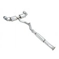 thumbnail image 2 of AWE Tuning Exhaust System Kit 3015-32486 Touring Edition Cat-Back System; Stainless Steel; Without Muffler; Single Exhaust With Dual Outlet; Rear Exit; 5 Inch Chrome Silver Tips, 2 of 9