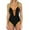 Black, variant on ANINEO Women Mesh Monokini Swimwear Push Up Padded Bikini Training Athletic Sport Shirred Tank Swimsuit Vintage Bathing Suits Comfort Hawaii Summer Tropical Brazilian Beachwear