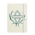 thumbnail image 1 of Line Combination Animal Angle Notebook Official Fabric Hard Cover Classic Journal Diary, 1 of 3