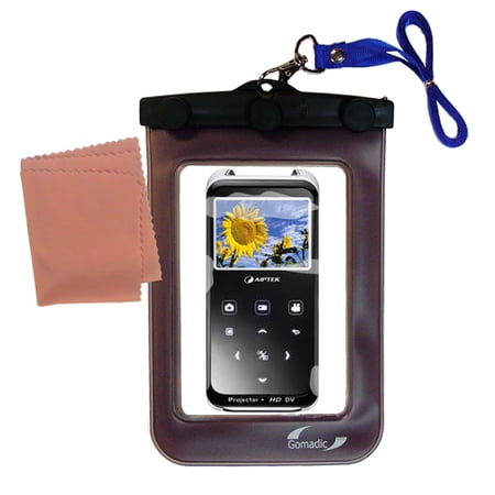 Gomadic Clean and Dry Waterproof Protective Case Suitablefor the Aiptek PocketCinema z20 Pro to use Underwater