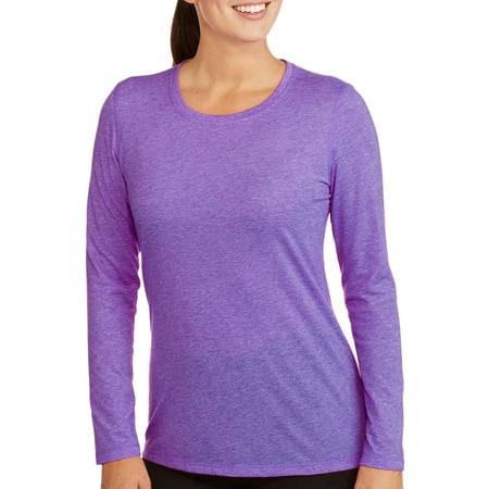 Danskin Now Women's Active Long Sleeve Crew T-Shirt - Walmart.com