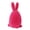 Pink, variant on Dserhfy Resin Flocked Easter Bunny Egg Figurine Spring Party Tiered Tray Centerpiece for Tabletop Entryway Home Decor
