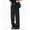 Black, variant on Wide Leg Dress Pants Men Loose Fit Pleated Inseam Stretchable Elastic Waist Old Money Baggy Slacks