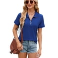 thumbnail image 2 of Camiseta de Corta para Mujer Azul Oscuro L, 2 of 9