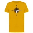 thumbnail image 1 of Compass Wind Rose Tattoo Style T-Shirt Men -Image by Shutterstock, Male Small, 1 of 2