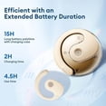 thumbnail image 4 of HLONK Ai Headphones Language Translation 144 Languages Translating Earbuds Real Time 3 in 1 Translation Earbuds Support Translate Listen Calling Two-Way Language Translator for Travel Bus, 4 of 9