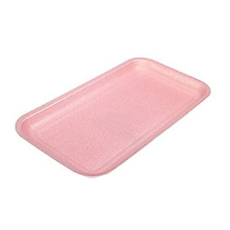 1120 Foam - CKF 17SP, #17S Pink Foam Meat Trays, Disposable Standard Supermarket Meat Poultry Frozen Food Trays, 500-Piece Bundle